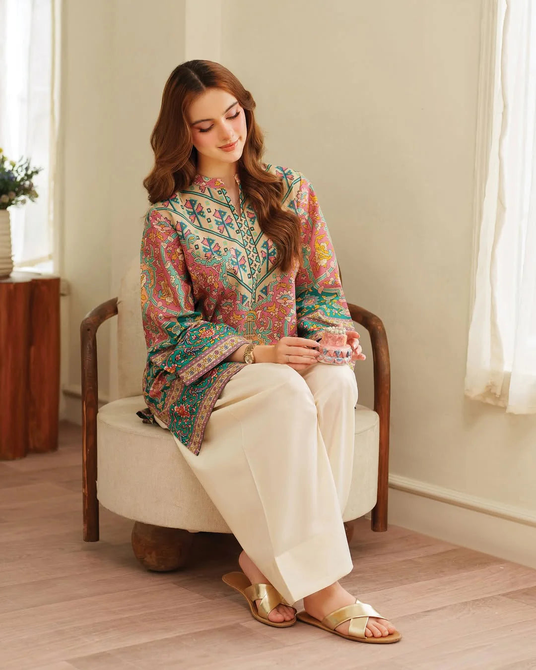 Kaira Muslin Printed Coord Set