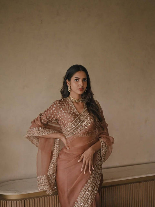 Roshni Designer Tibby Silk Saree