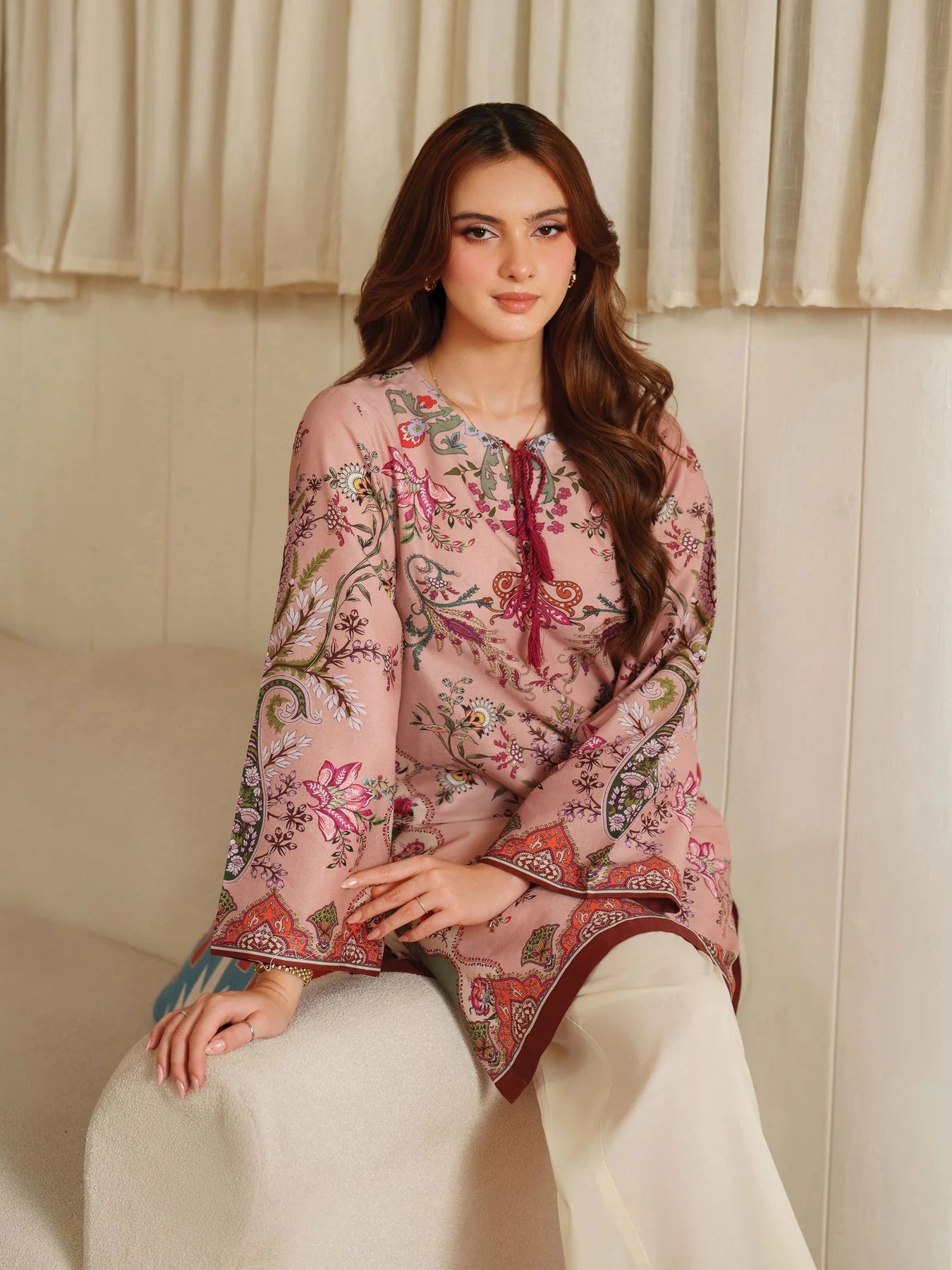 Mehhak Printed Cotton Cord-set