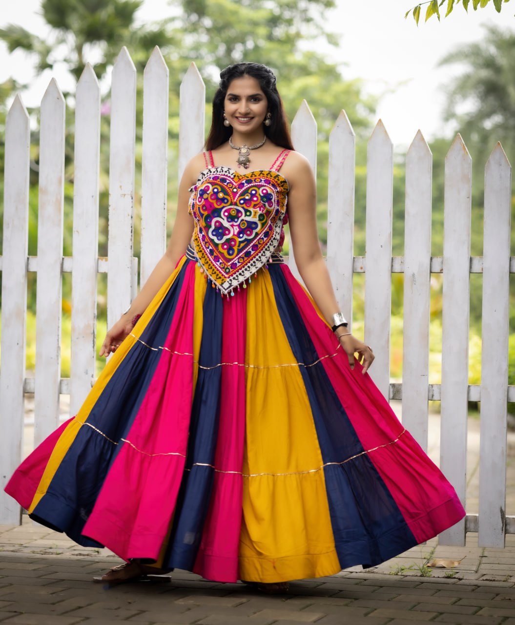 Nyari Multicolor Lehenga Choli Set