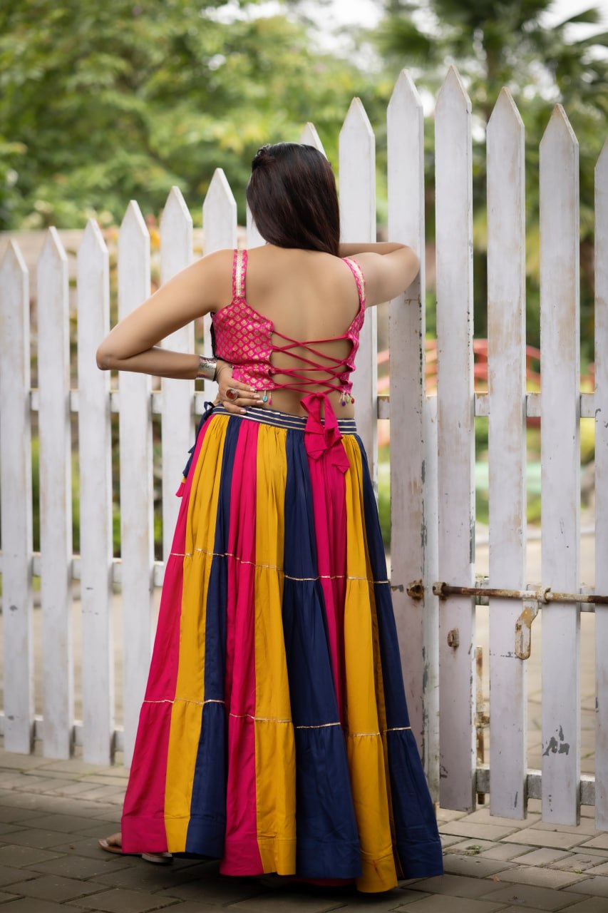 Nyari Multicolor Lehenga Choli Set