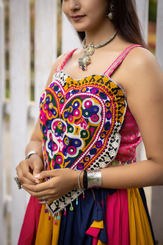 Nyari Multicolor Lehenga Choli Set