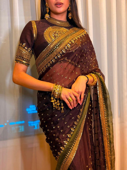 Jhanvi Tibby Silk Saree