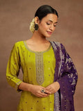 Mirali Art Silk Kurta Pant Dupatta Set