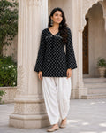 Bandhej Printed Cotton Kurti Set