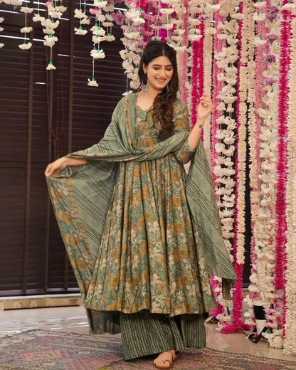 Priya Printed Anarkali Set