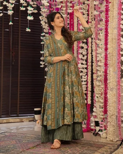 Priya Printed Anarkali Set