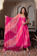 Rangoli Anarkali Palazzo Dupatta Set