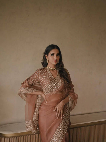 Roshni Designer Tibby Silk Saree