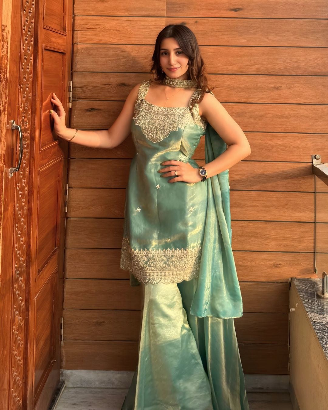 Mumtaz Designer Sharara Suit Set