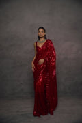 Suhani Red Designer Saree