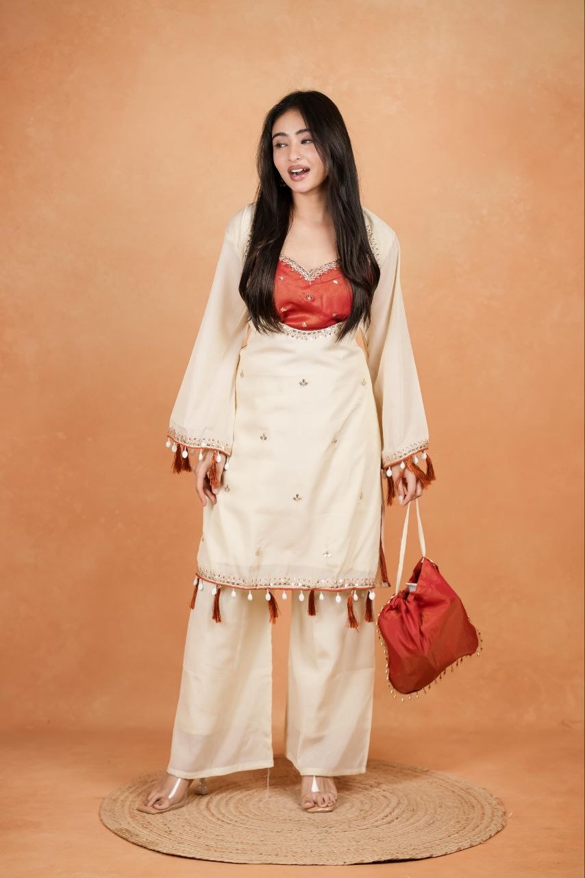 Divya Designer 3-Piece Palazzo Set