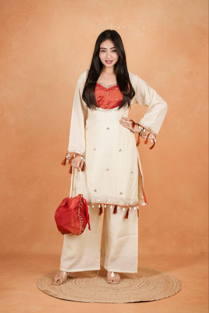 Divya Designer 3-Piece Palazzo Set