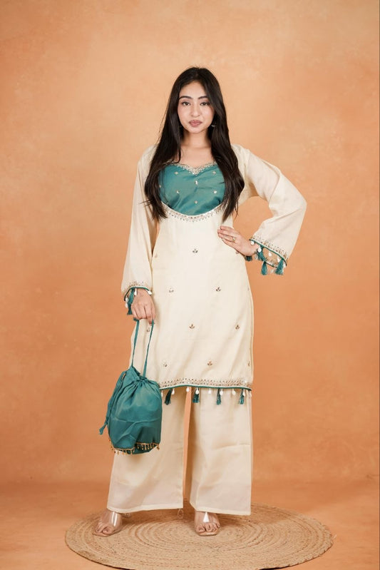 Divya Designer 3-Piece Palazzo Set
