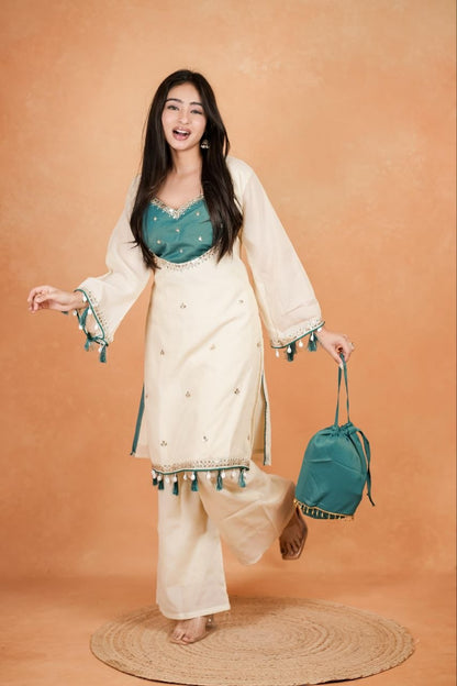 Divya Designer 3-Piece Palazzo Set