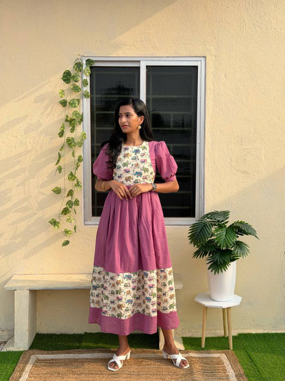 Indu Jacket Floral Printed Dress