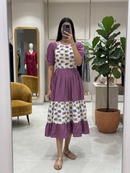 Indu Jacket Floral Printed Dress