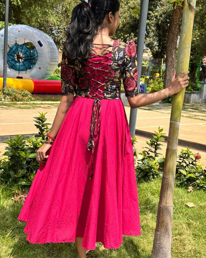 Kiya Printed Jacket And Maxi Dress Set