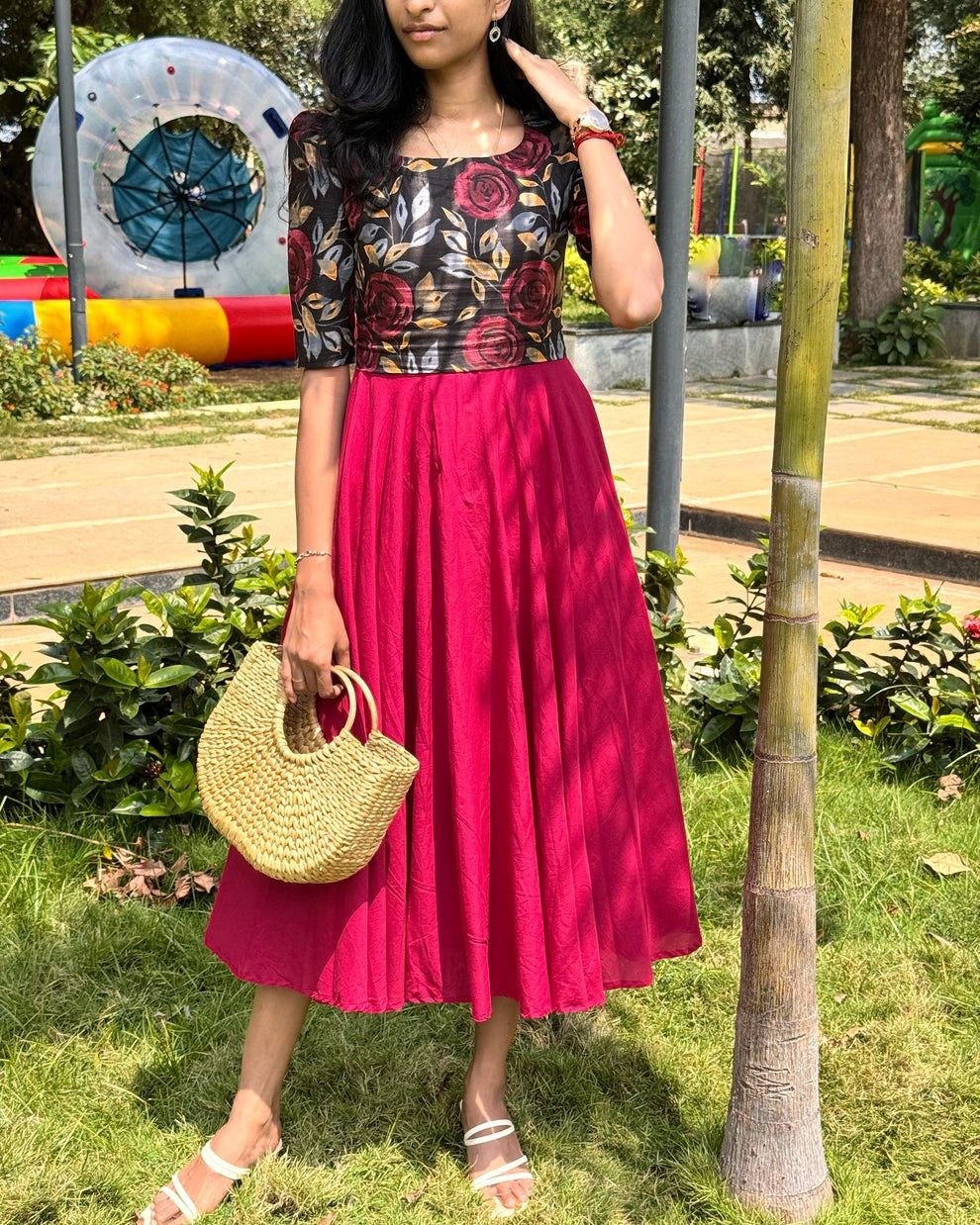 Kiya Printed Jacket And Maxi Dress Set