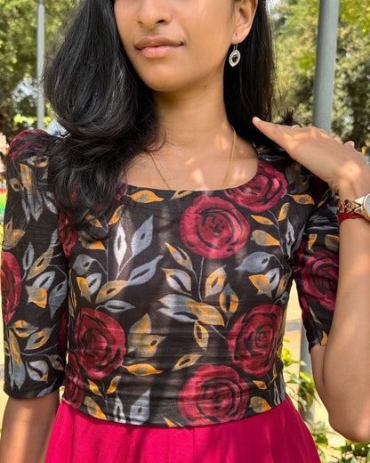 Kiya Printed Jacket And Maxi Dress Set