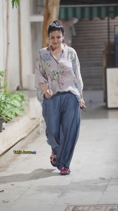 Ravina Floral Printed Kaftan Co-Ord Set
