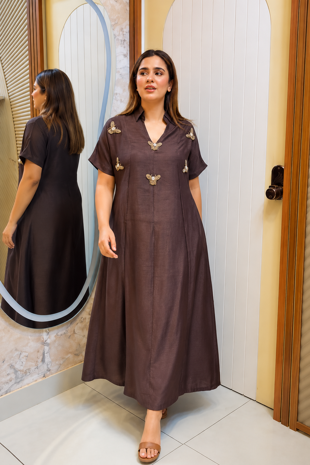 Priyanka Designer Honey Bee Dress