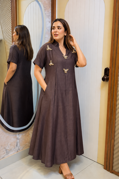 Priyanka Designer Honey Bee Dress
