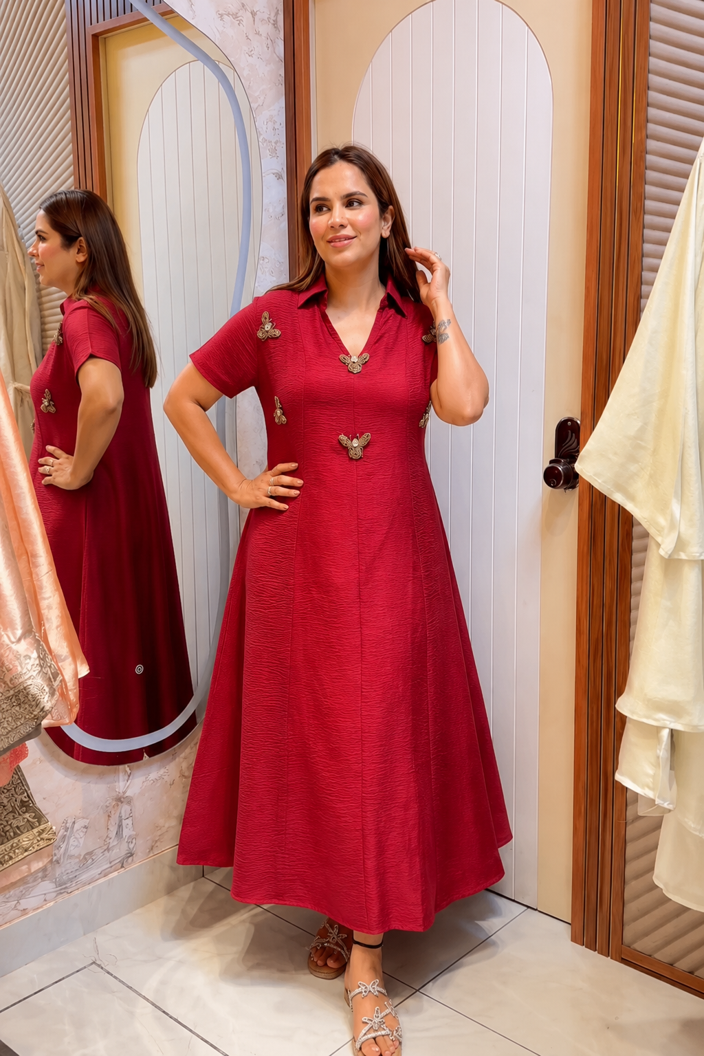 Priyanka Designer Honey Bee Dress