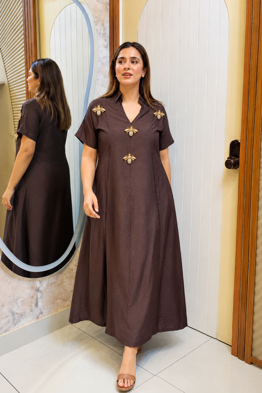 Priyanka Designer Honey Bee Dress