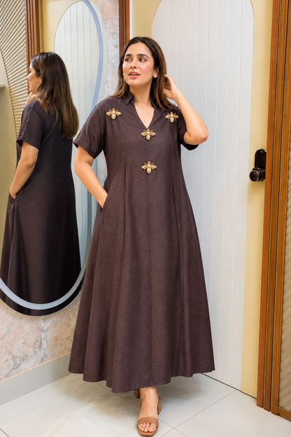 Priyanka Designer Honey Bee Dress