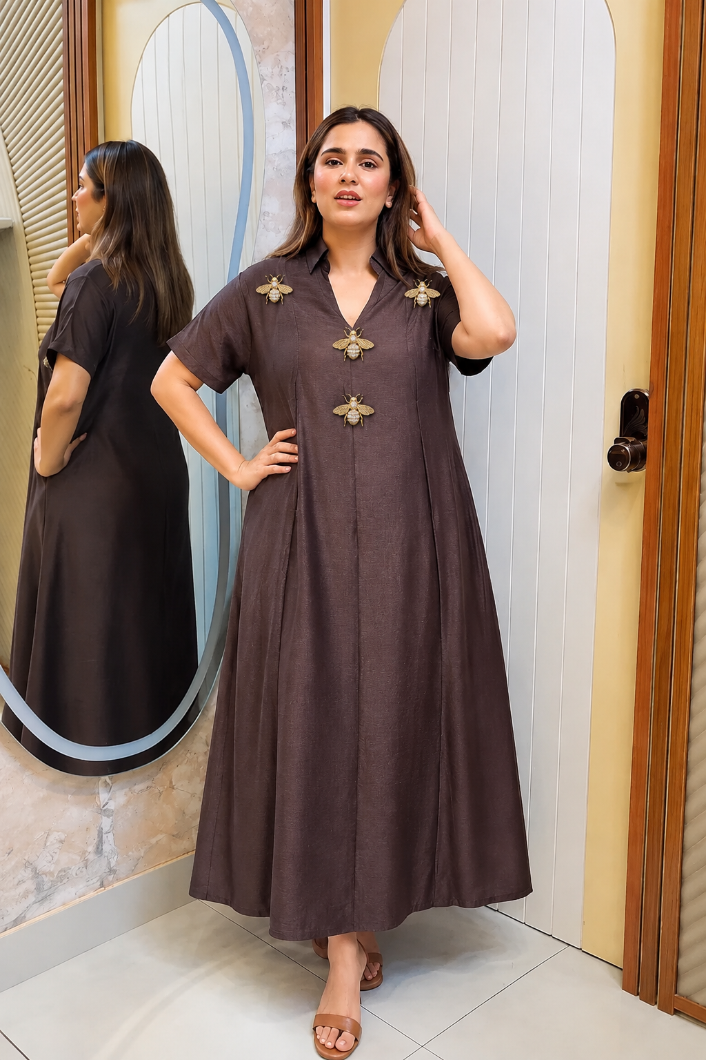 Priyanka Designer Honey Bee Dress