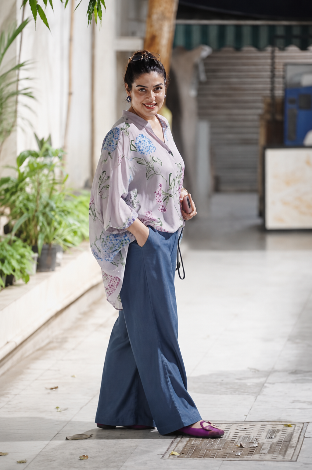 Ravina Floral Printed Kaftan Co-Ord Set