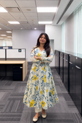 Rubina Floral Printed Anarkali Palazzo Set