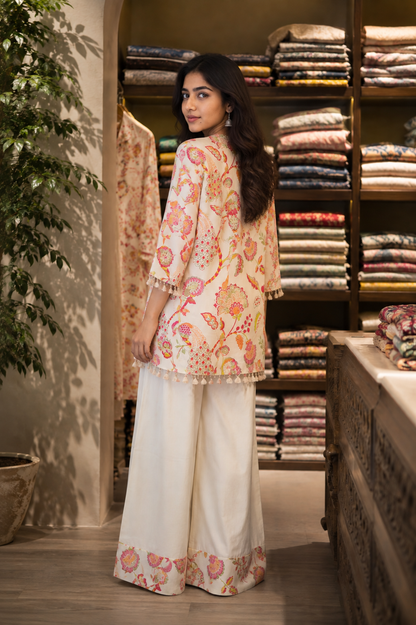 Yarmi Printed Mirror Farshi Salwar Set